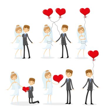 gelin ve damat aşık