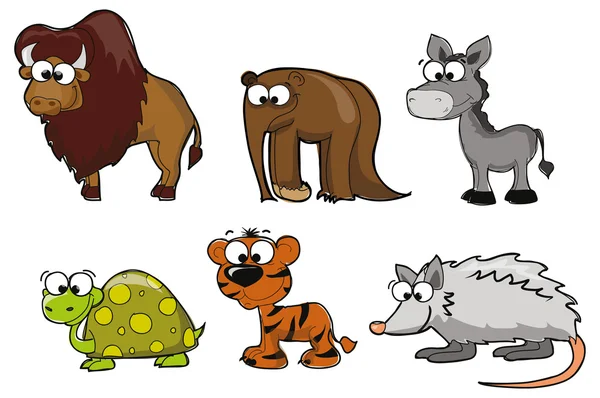 Zwierzęta z kreskówek — Wektor stockowy