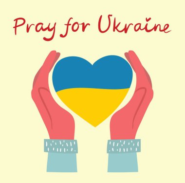 Ukrayna 'nın yanındayım. İnsanlar bayrak renkleriyle Ukrayna 'yı destekliyor. Savaş yok. Kalbinde Ukrayna.