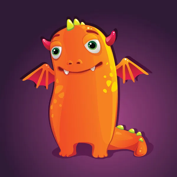 Halloween monstre mignon — Image vectorielle