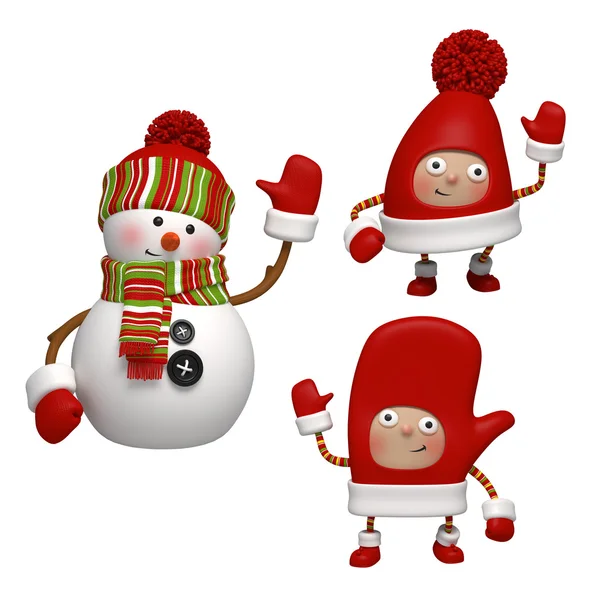 Christmas characters — Stock Photo, Image