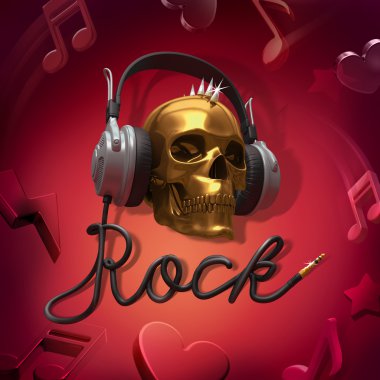 kürek kulaklık rock müzik