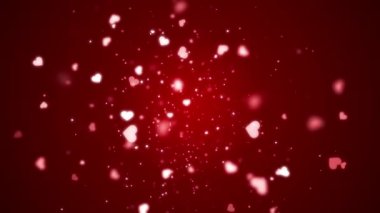 Sevgililer günü kalp girdap arka plan