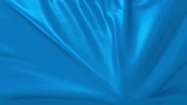 Abstrakt blå textil avslöja presentation bakgrund — Stockvideo