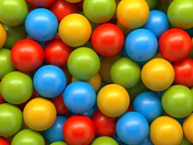 abstract color balls background clipart