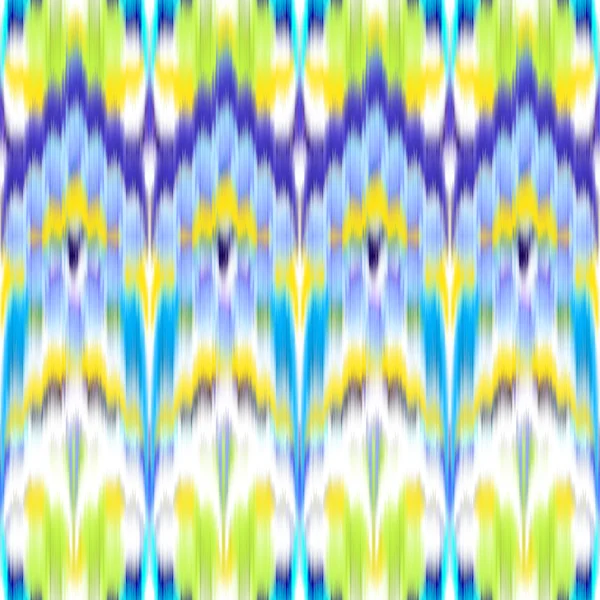 추상적인 민족 ikat 원활한 패턴 배경 — 스톡 사진