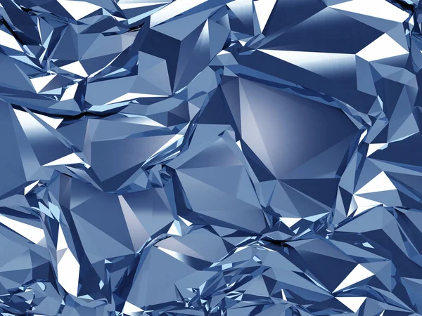 蓝色水晶背景 — 图库照片