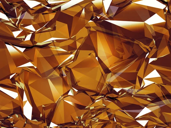 Złoty kryształ tło — Zdjęcie stockowe