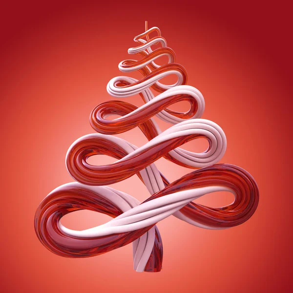 Albero di Natale caramelle — Foto Stock