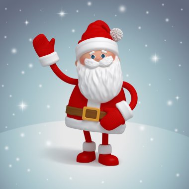 Noel Baba tebrik kartı