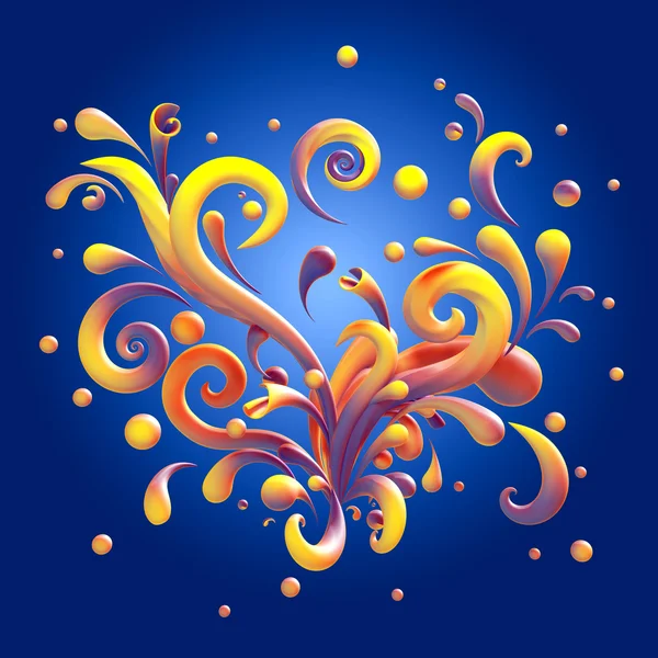 Kleurrijke confetti glinsterende clip art — Stockfoto