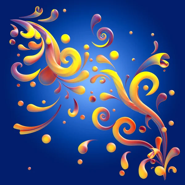 Kleurrijke confetti glinsterende clip art — Stockfoto