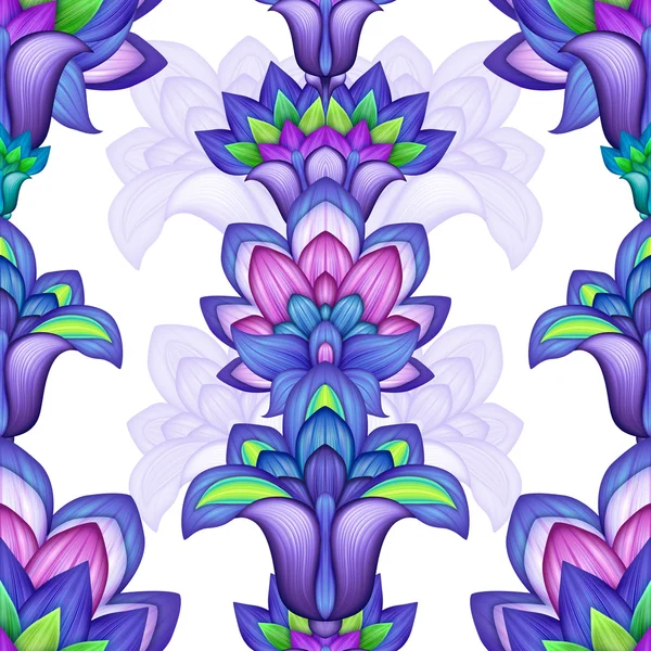 Caleidoscopio floral abstracto — Foto de Stock