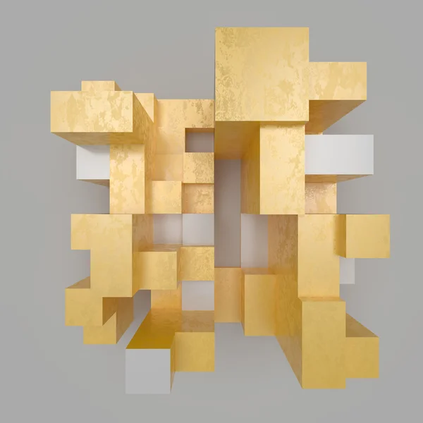 Golden fragments — Stock Photo, Image