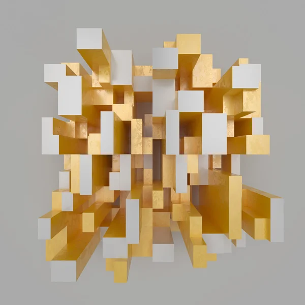 Golden fragments — Stock Photo, Image