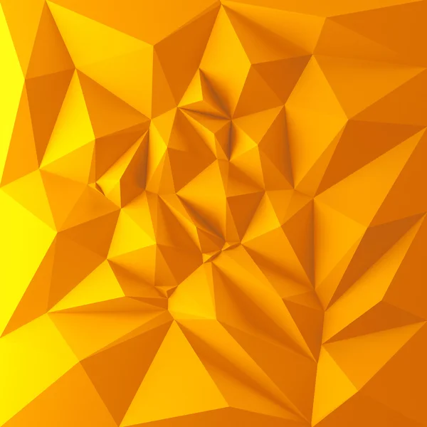 Yellow polygon shapes — Stock Photo, Image