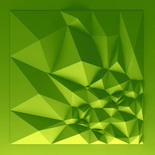 Fond géométrique vert — Photo