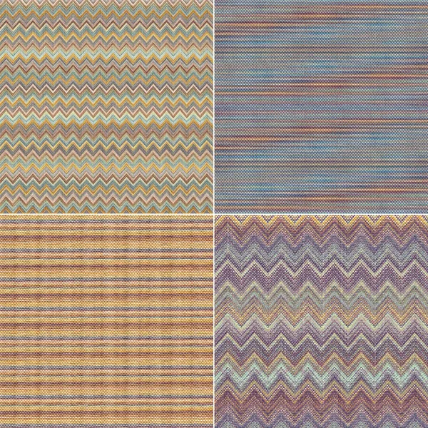 Kék, lila, sárga, absztrakt melange textil textúrák — Stock Fotó