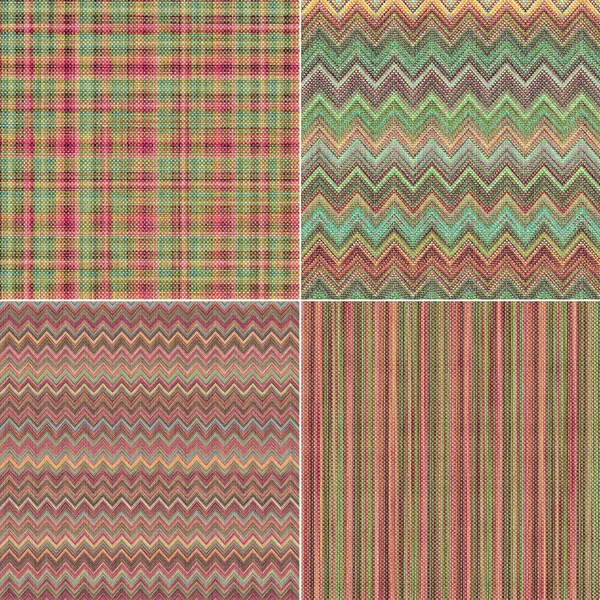 Červená zelená abstraktní melanže textilní textury — Stock fotografie