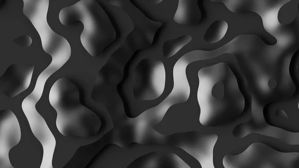 Render Abstract Black Background Wallpaper Rippled Texture — Stock Photo, Image