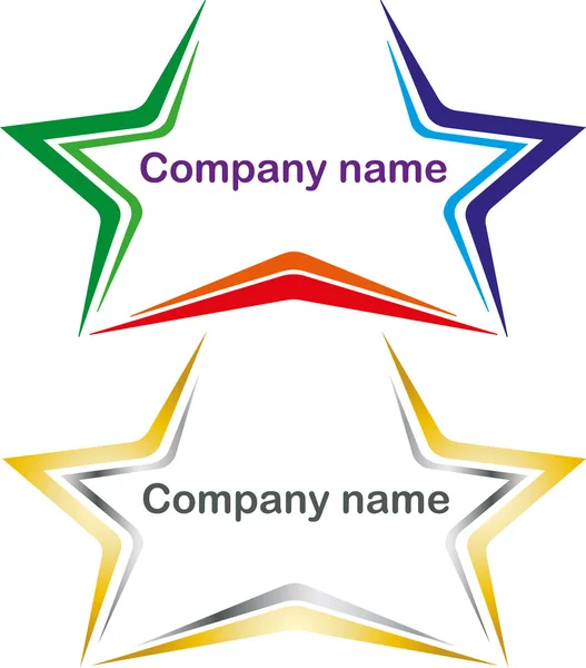 Estrelas de logotipo Ilustração De Stock