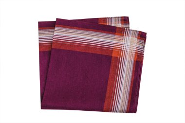 Erkekler için klasik soyulmuş pamuk mendil.