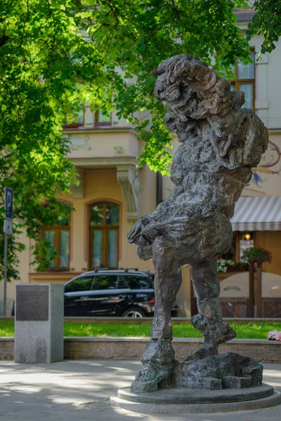 Lviv Oekraïne Juni 2022 Monument Voor Franz Xaver Wolfgang Mozart — Stockfoto