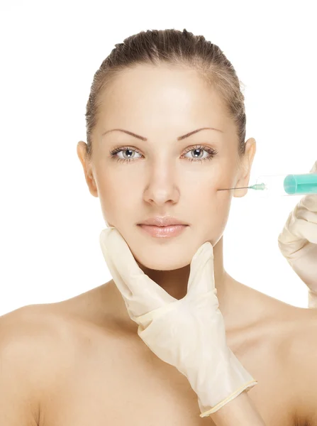 Botox injektion — Stockfoto