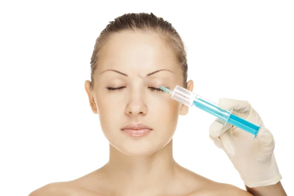 Botox-injectie — Stockfoto