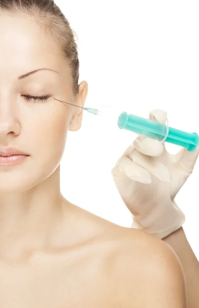 Botox-injectie — Stockfoto