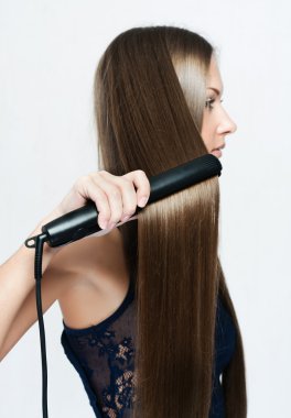 güzel kadın hoding saç demir