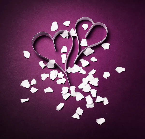 Valentine's paper decoration — Stock Photo, Image