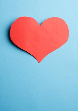 Valentine's kağıt Kalpler