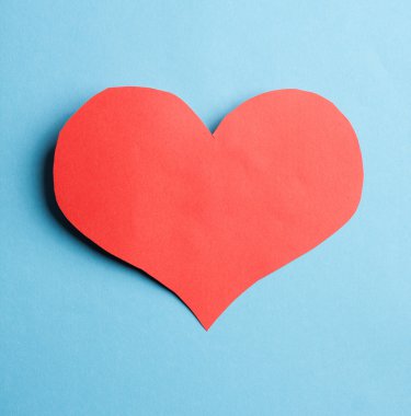 Valentine's kağıt Kalpler