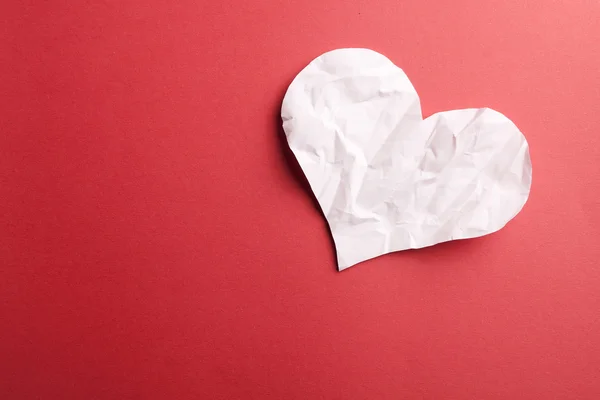 Бумажные сердца Валентина — стоковое фото
