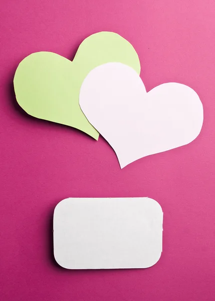 Coeurs de papier de Saint-Valentin — Photo