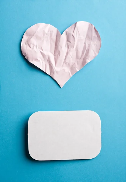 Hjärtans papper hjärtan — Stockfoto
