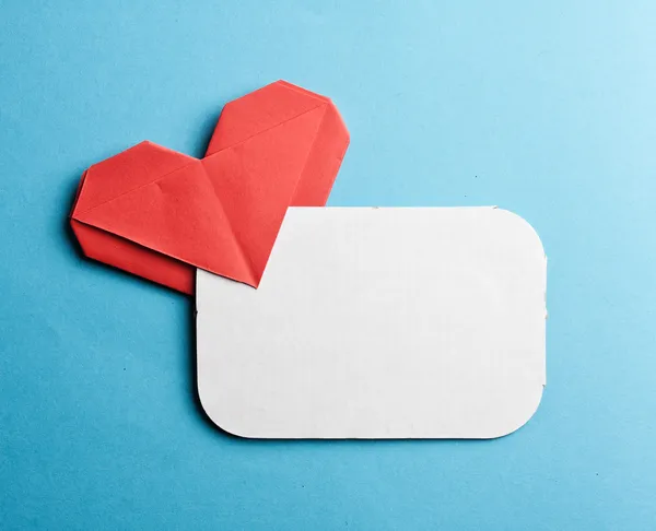 Valentijnsdag papier harten — Stockfoto