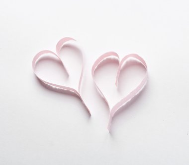 Valentine's kağıt Kalpler