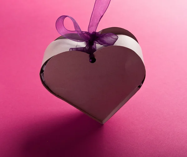 Coração de papel de Valentim — Fotografia de Stock
