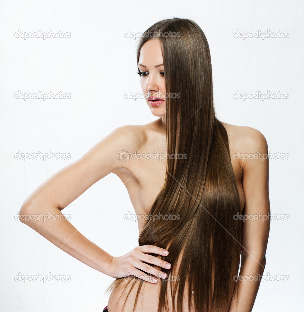 long hair beatiful girls nude