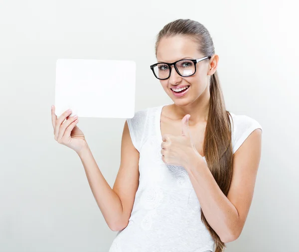 Geschäftsfrau isoliert Porträt . — Stockfoto