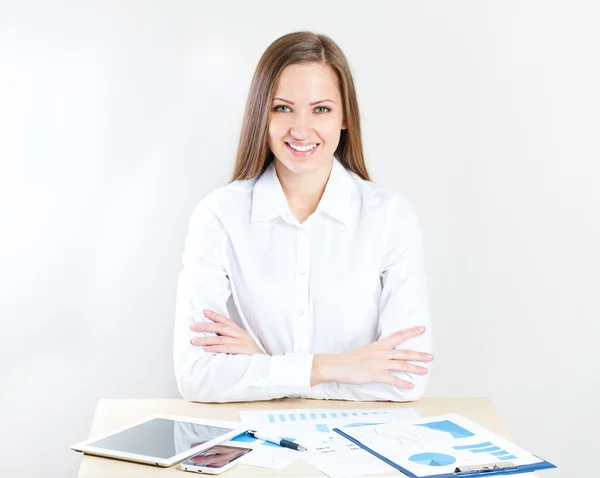 Pretty business woman — Stock Photo, Image