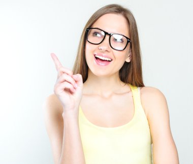 Genç rahat tarzı kadın portresi