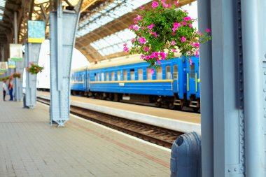 tren istasyonu. Lviv, Ukrayna