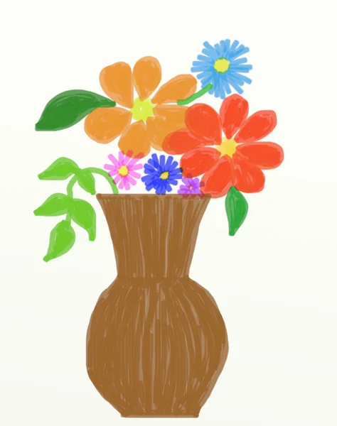 Vase of flowers — Stock Photo, Image