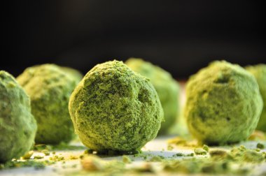 Truffes au chocolat blanc