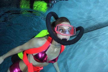kadın scuba diver