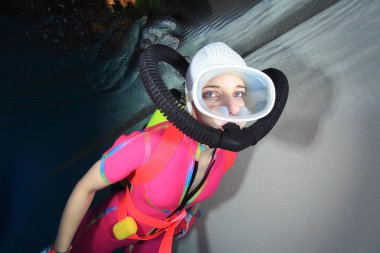 kadın scuba diver