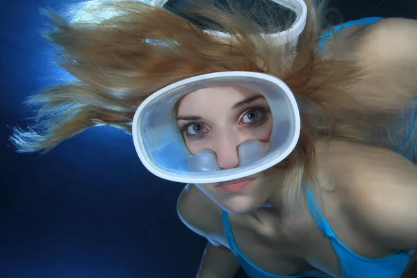 Female diver — Stock Photo, Image